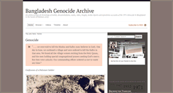 Desktop Screenshot of genocidebangladesh.org