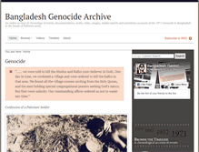 Tablet Screenshot of genocidebangladesh.org